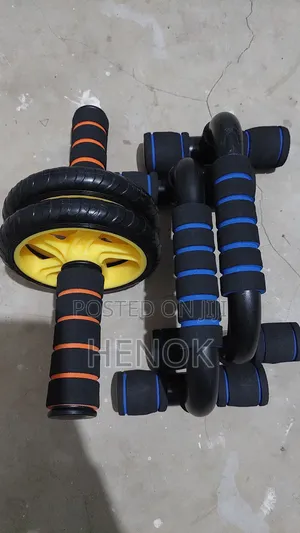 Abs Roller + Push Up Bar