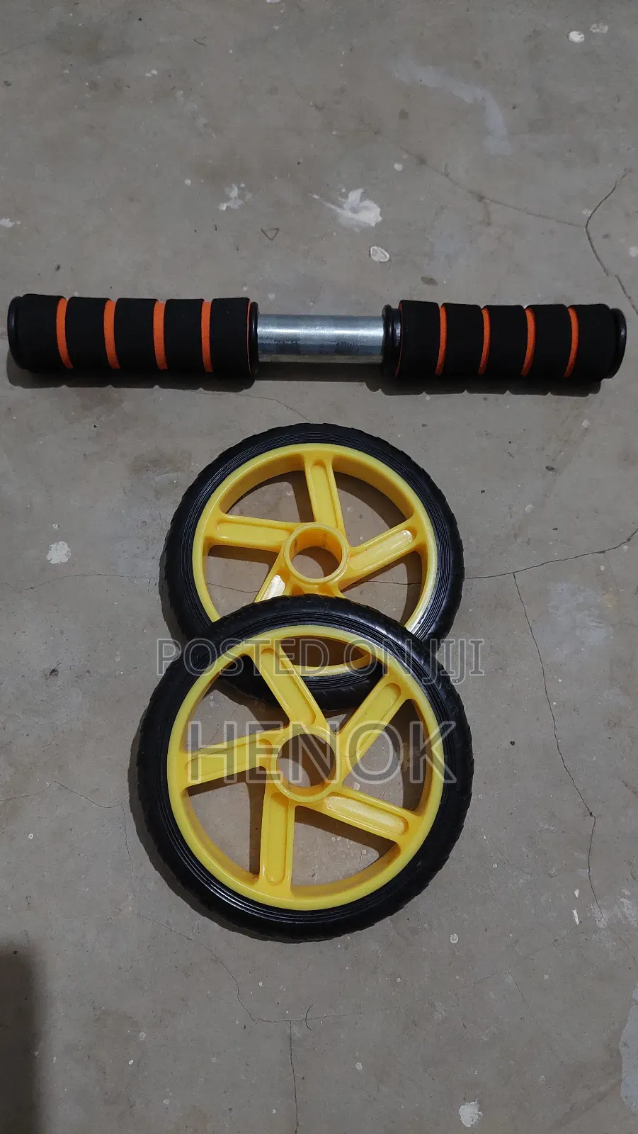 Abs Roller + Push Up Bar