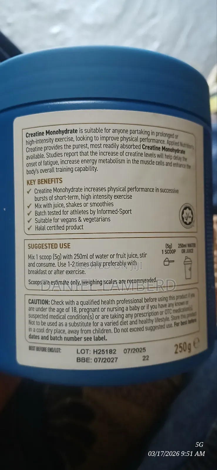 Creatine Applied Nutrition