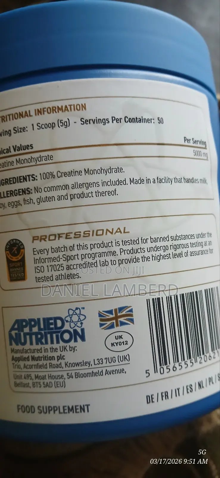 Creatine Applied Nutrition