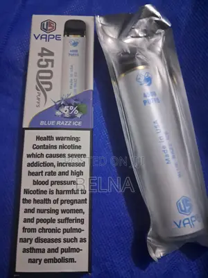 Us Vape (Blue Razz Ice) 4,500 Puffs