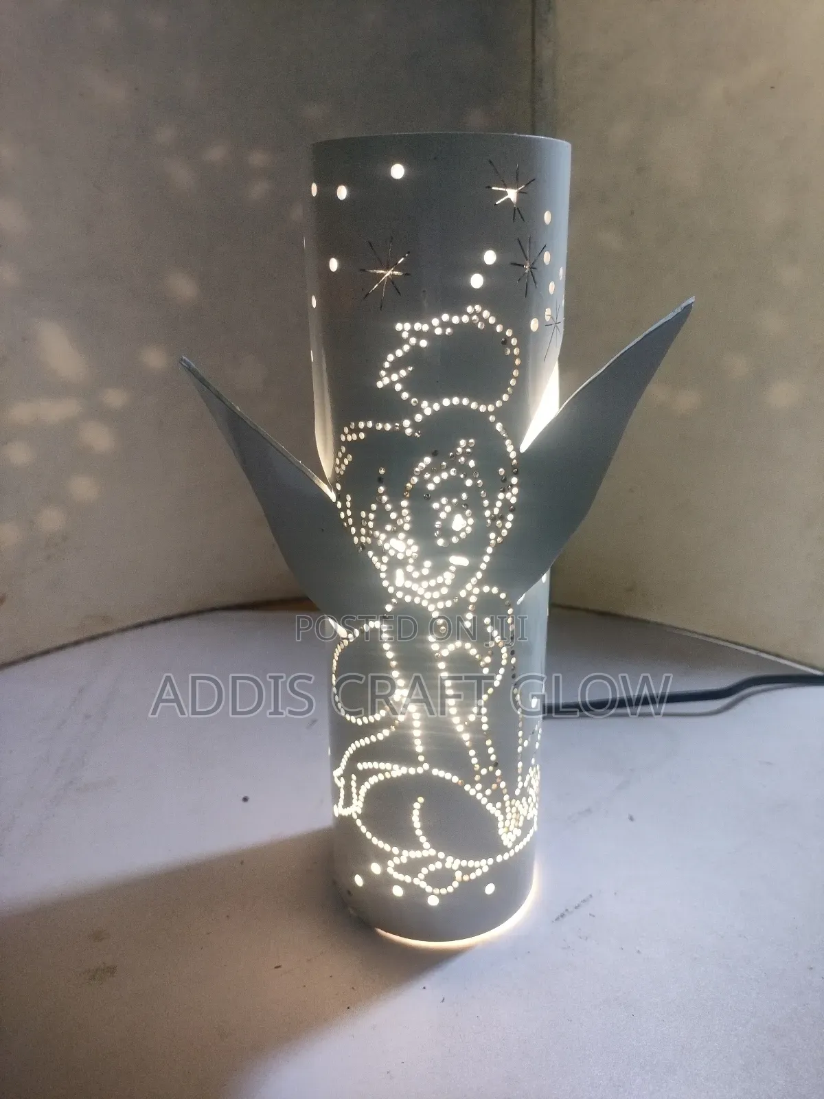 Angle Design PVC Night Lamp