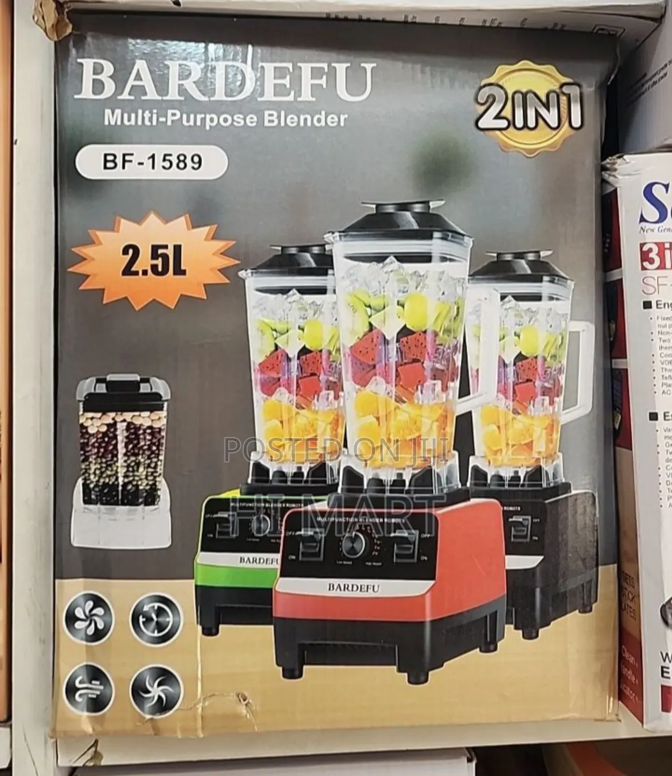 High Quality Bardefu Commercial Juicer With Coffee Grinder(7500watt)