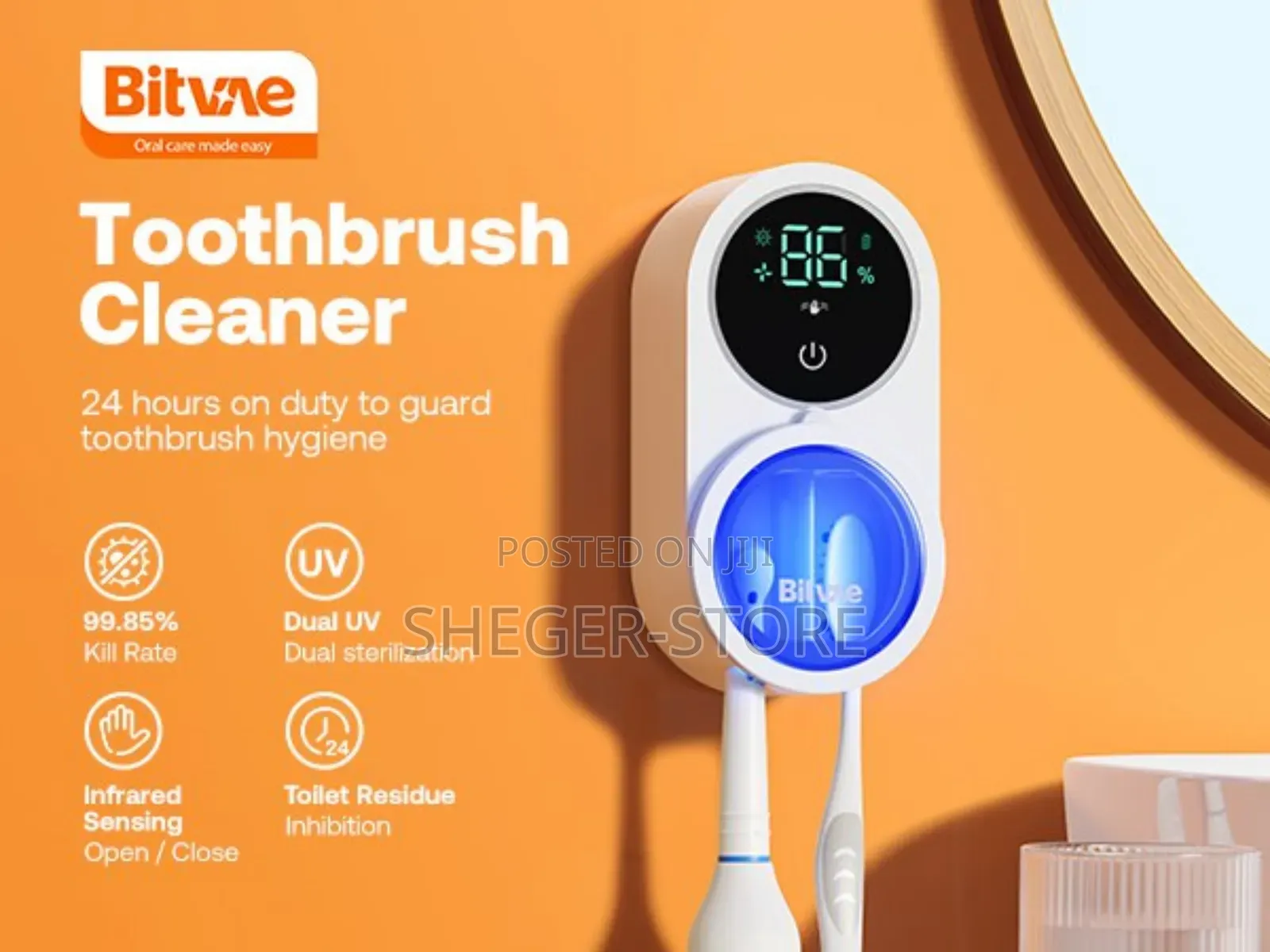 Brand New Orginal Bitvae Toothbrush Sterilizer Holder