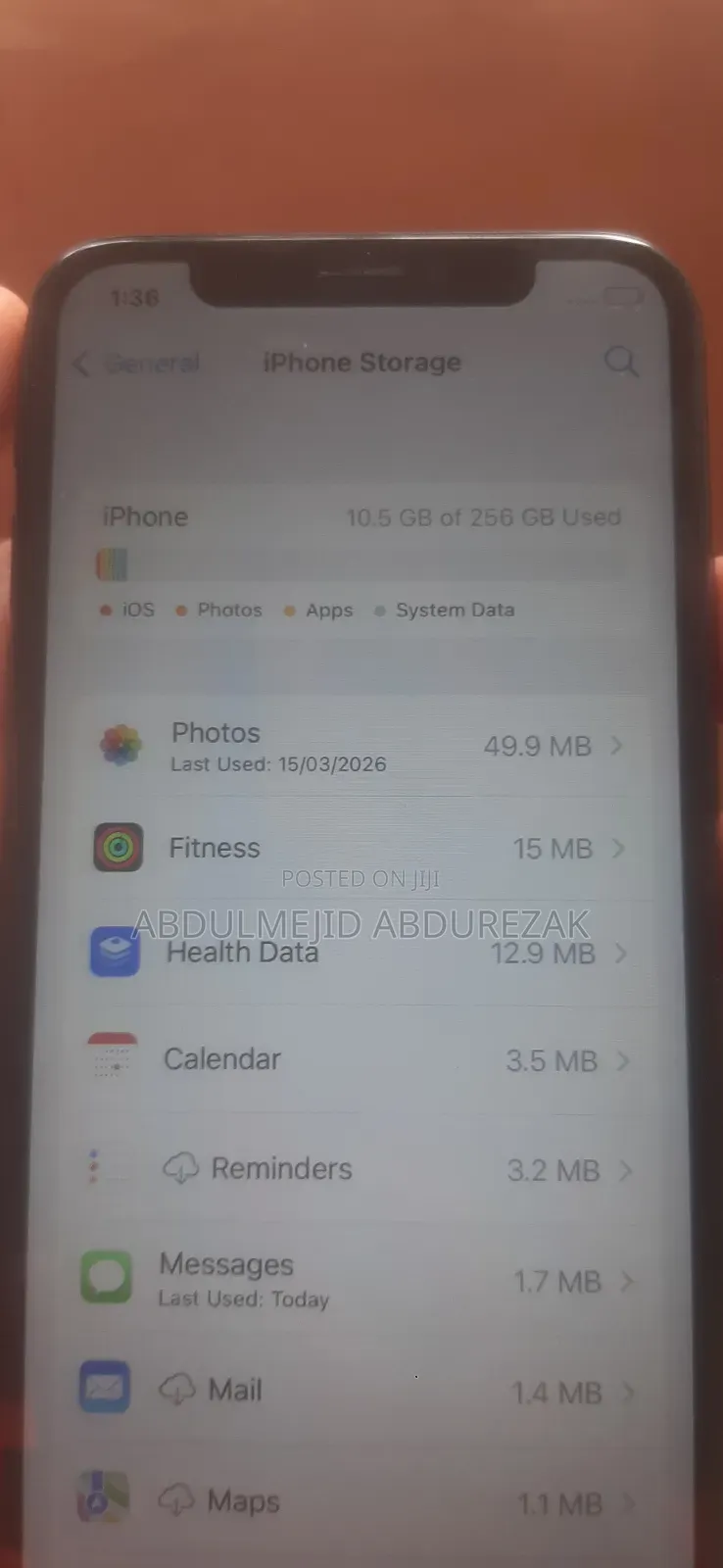Apple iPhone X 256 GB Black