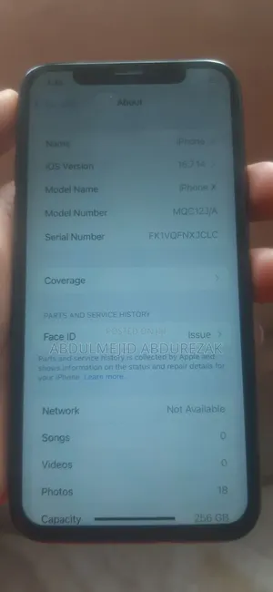 Apple iPhone X 256 GB Black