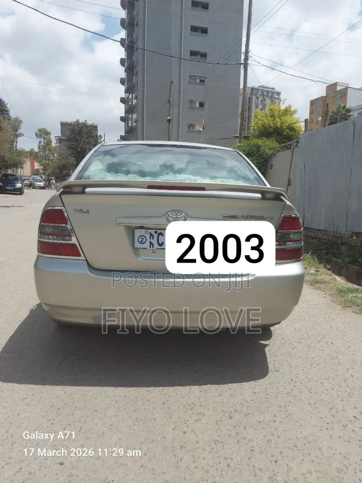 Toyota Corolla 2003 Silver