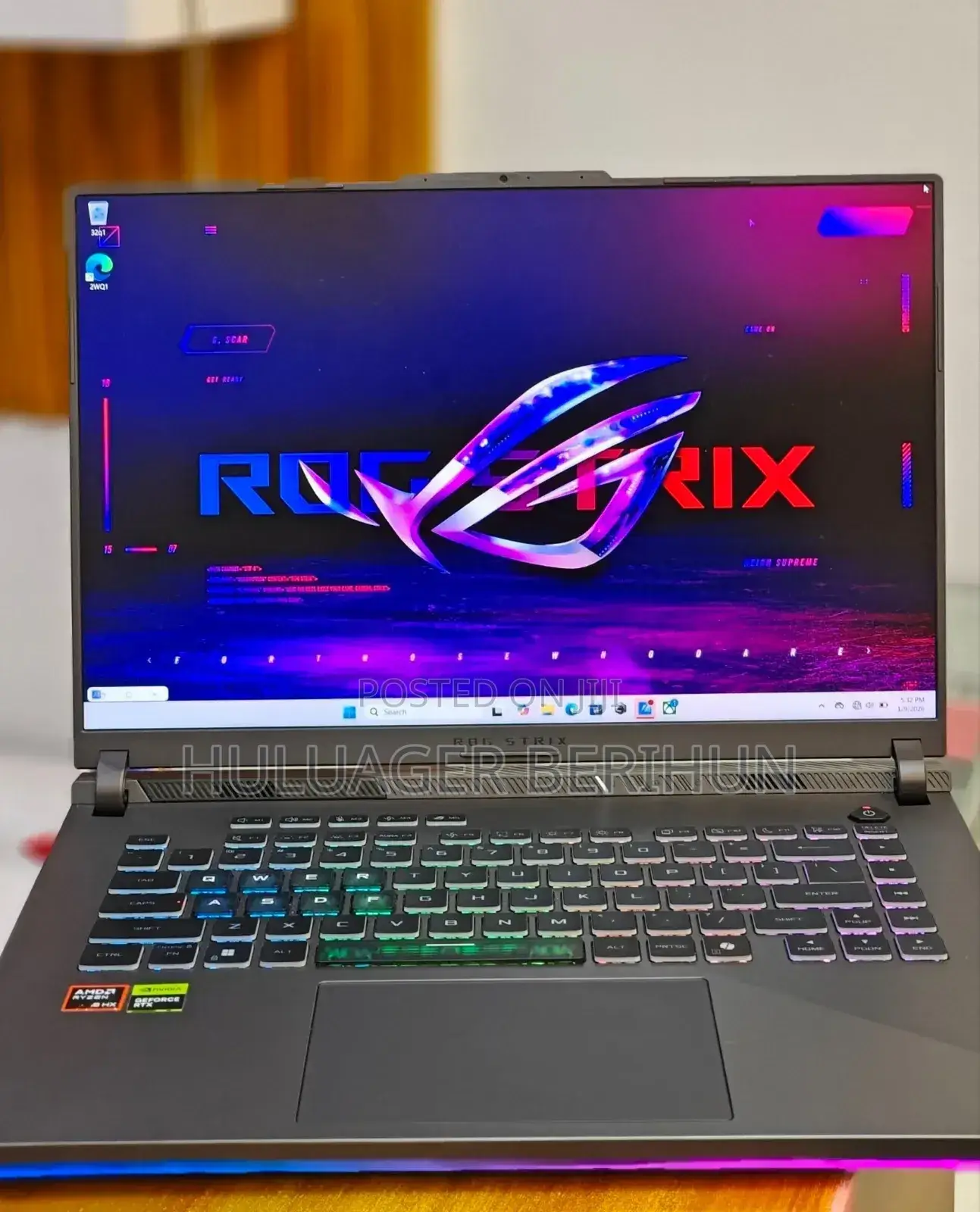 New Laptop Asus ROG Strix G16 G614 16GB Intel Core i9 SSD 1T