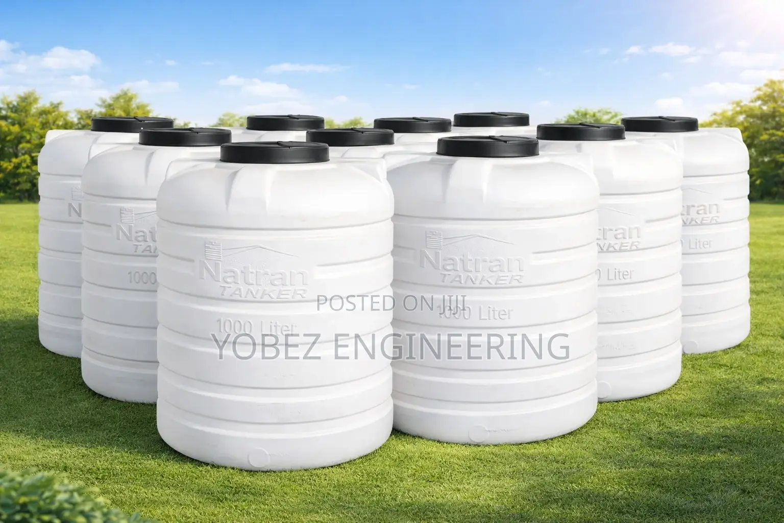 500 Liter Vertical and Horizontal Water Tanker - የውሃ ታንከር (Roto)