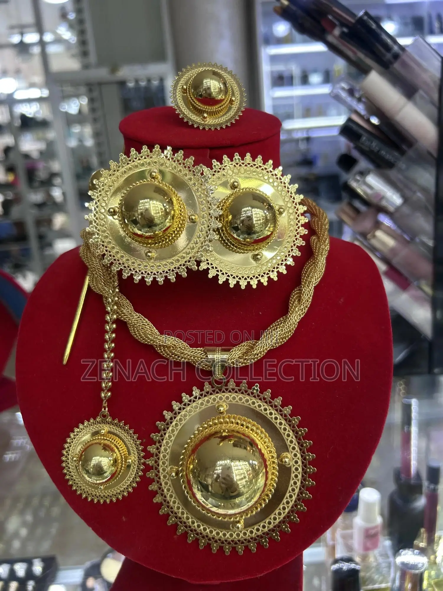 6 PCS Jewelry ( ጌጥ ለሀበሻ ልብስ ) Full Set
