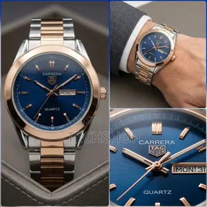 Tag-Heuer Elegant Two-Tone Men’S Watch – Classic Modern