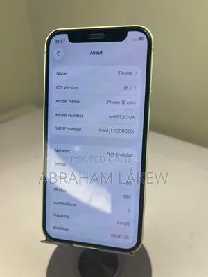 New Apple iPhone 12 mini 64 GB White