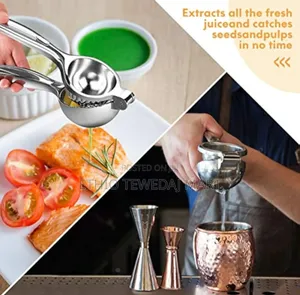 Stainless Steel Lemon Squeezer , Citrus Juicer Handheld, የሎሚ መጭመቂያ