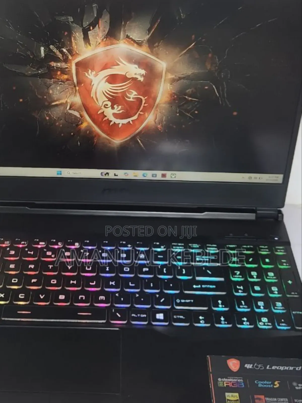 New Laptop MSI 16GB Intel Core i5 SSD 512GB