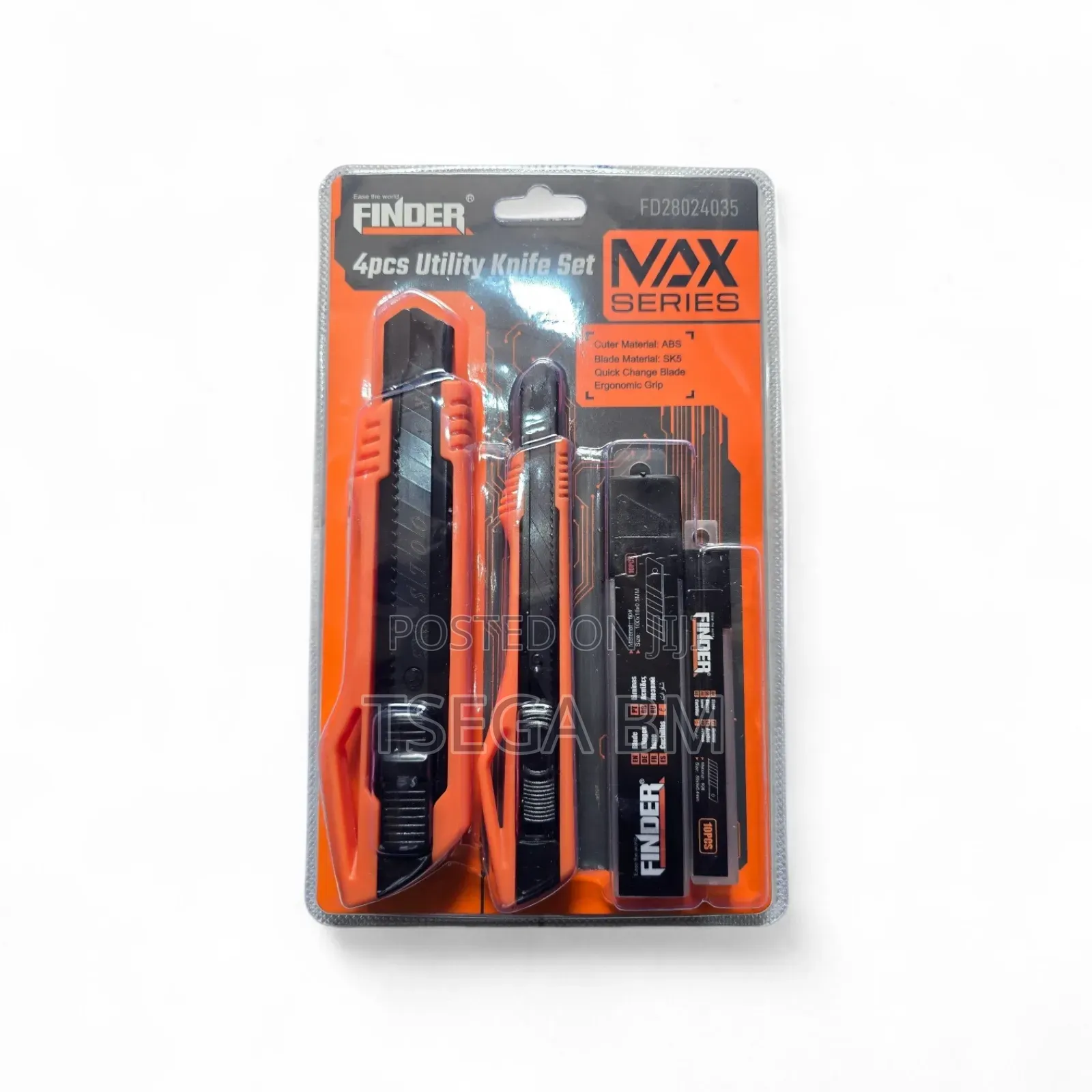 Finder 4 Piece Utility Knife Set