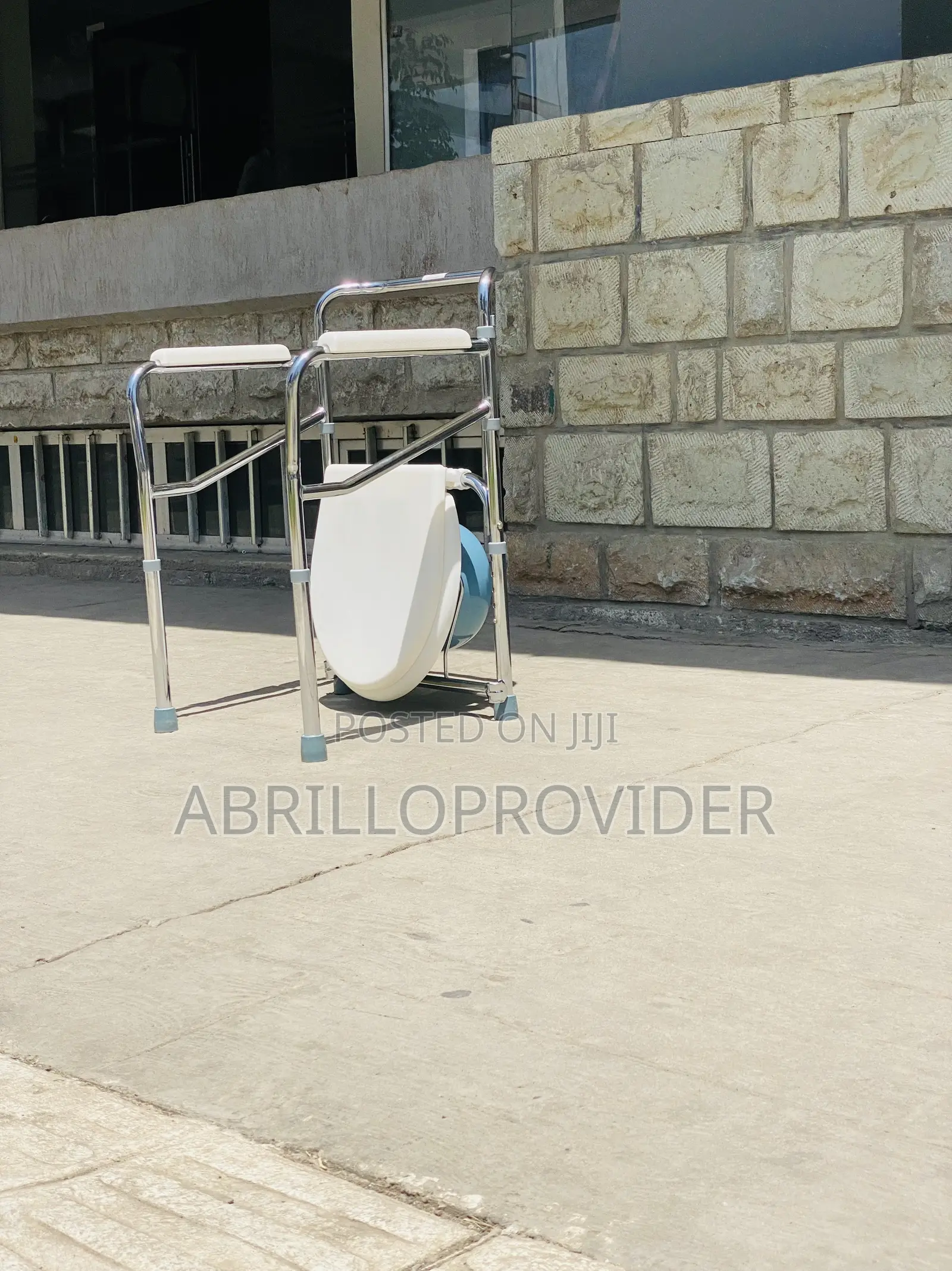 Supreme Heavy Duty Foldable Commode Chair Easy To Fold And Clean