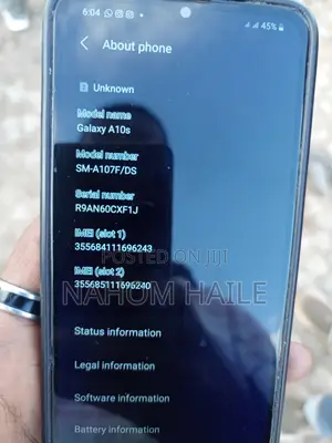 Samsung A10 32 GB Black