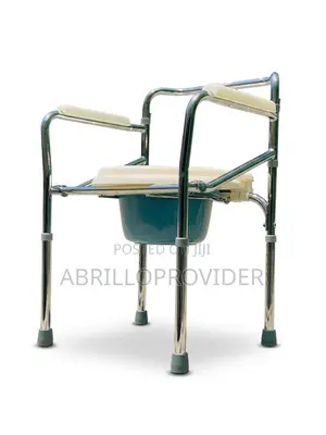 Toilet Pot Commode Portable Chair With Safety Rails| For Old People