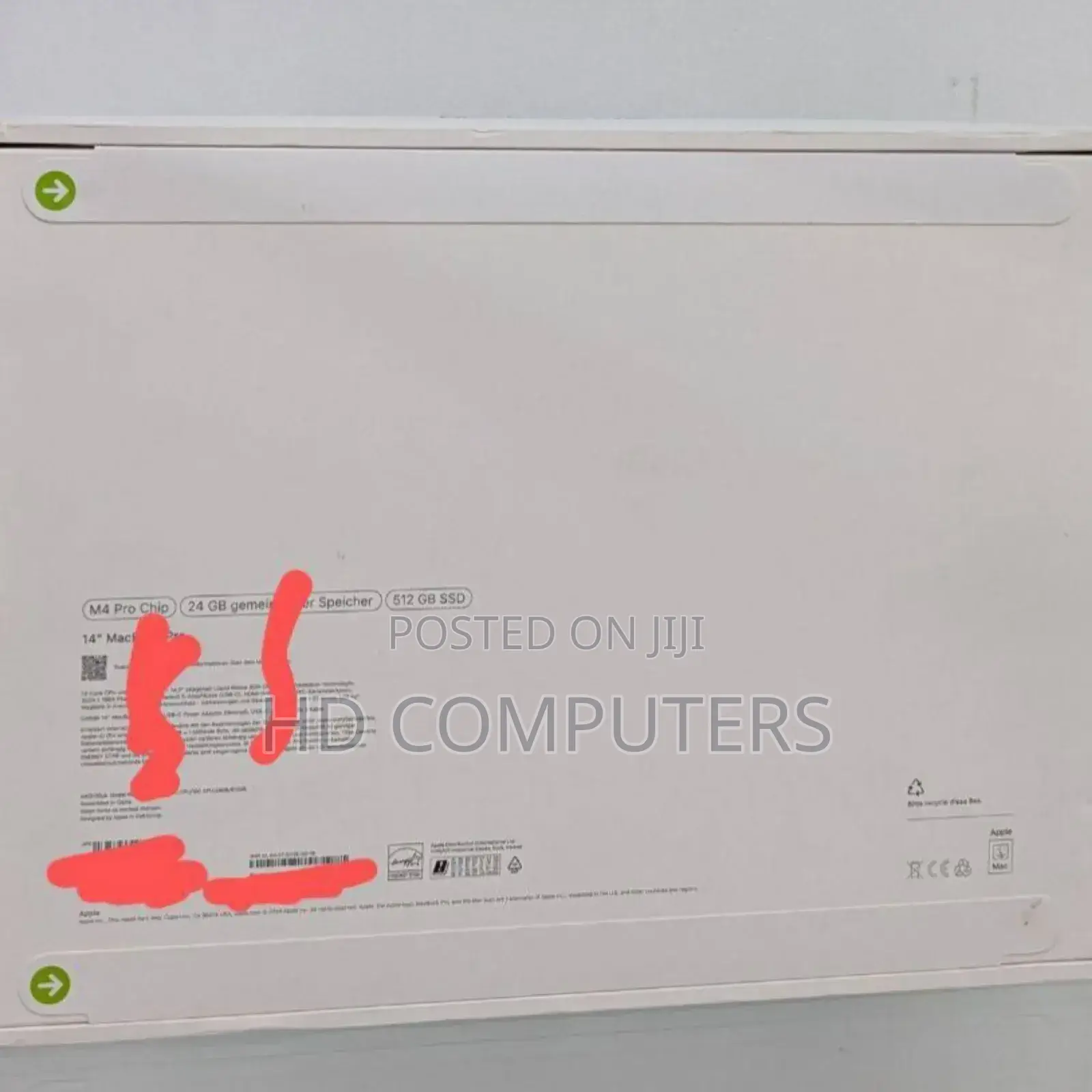 New Apple MacBook Pro 2024 M4 Pro 14-inch 24GB Apple M4 Pro SSD 512GB