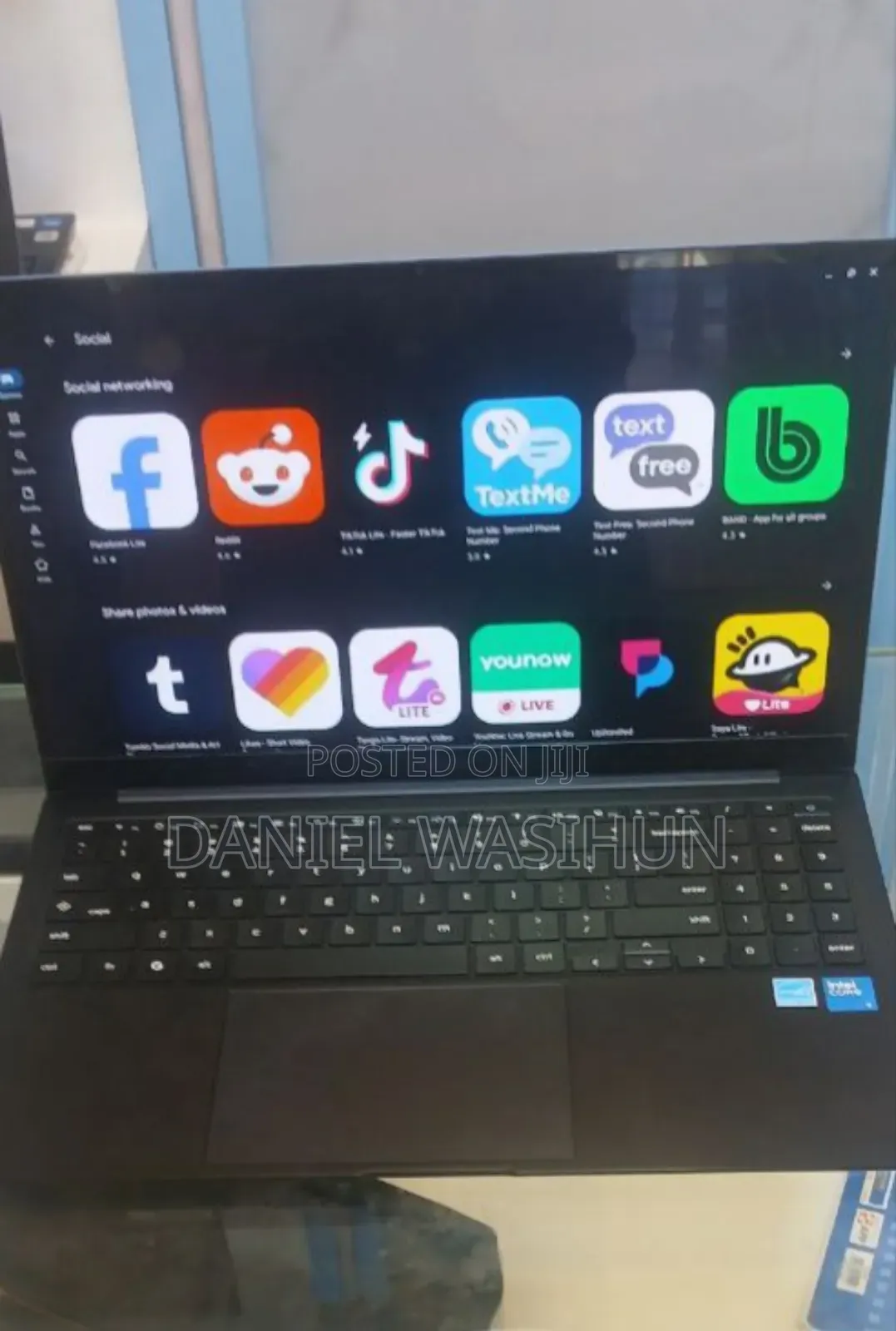 New Laptop Samsung Chromebook Plus 8GB Intel Core 3 SSD 256GB