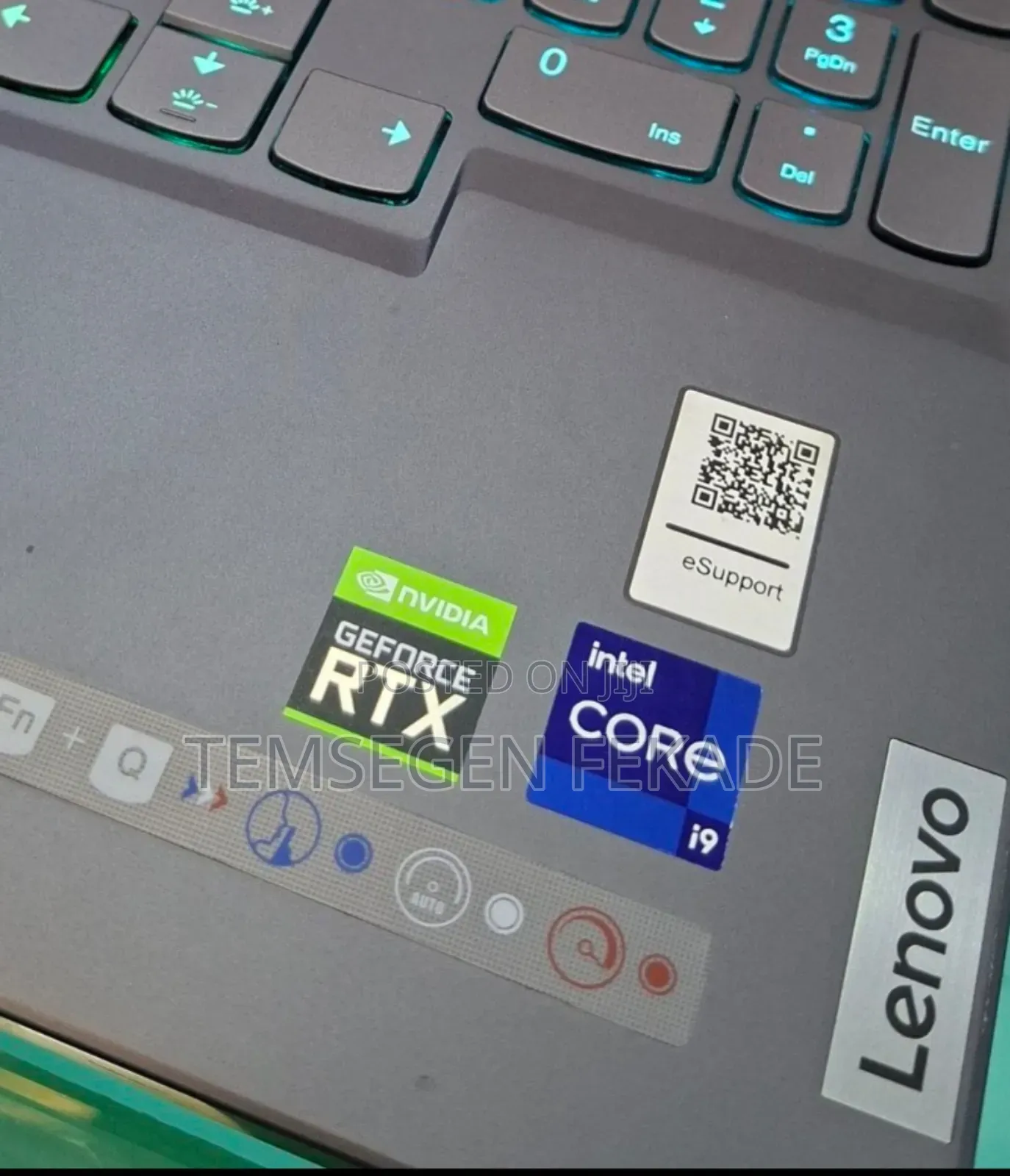 New Laptop Lenovo Legion 7 16GB Intel Core i9 SSD 1T