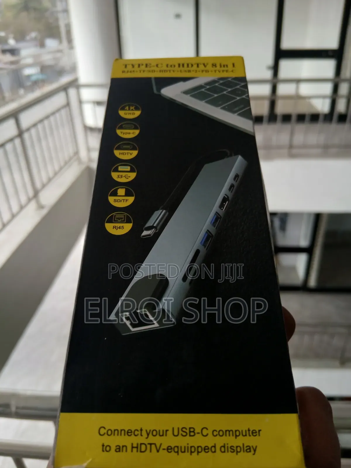 Type - C To Hd Tv 8 In 1 Multi Port