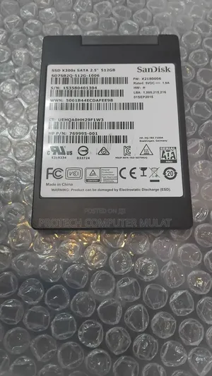 Sata SSD Sandisk 512gb SSD X300s Sata 2.5" 512gb