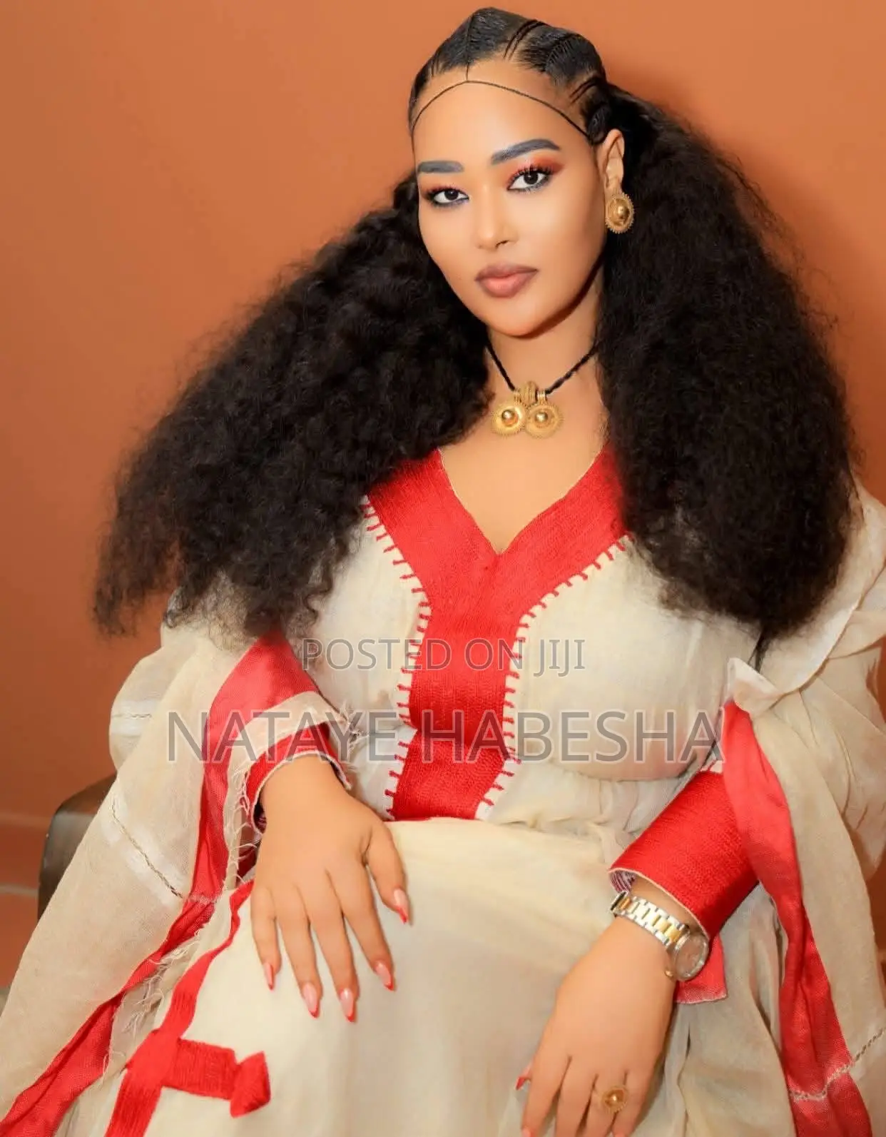 Habesha Kemis የሀበሻ ቀሚስ ሽፎን Yehabesha Libs የሐበሻ ልብስ Traditional Dress
