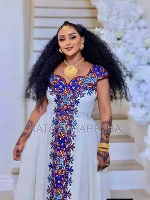 Habesha Kemis የሀበሻ ቀሚስ ሽፎን Yehabesha Libs የሐበሻ ልብስ Traditional Dress