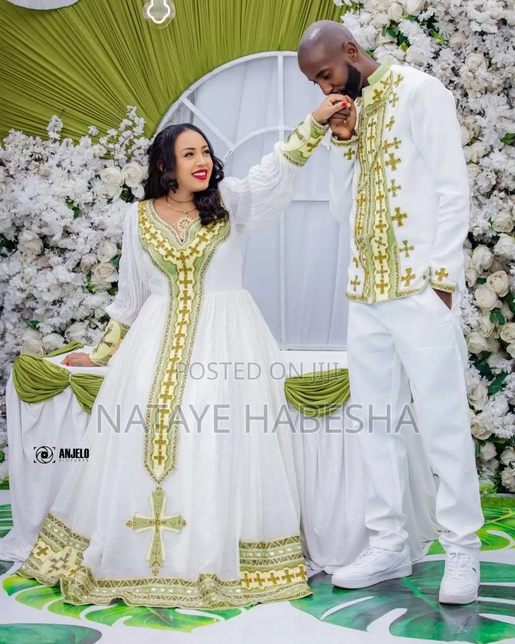 Habesha Kemis የሀበሻ ቀሚስ ሽፎን Yehabesha Libs የሐበሻ ልብስ Traditional Dress