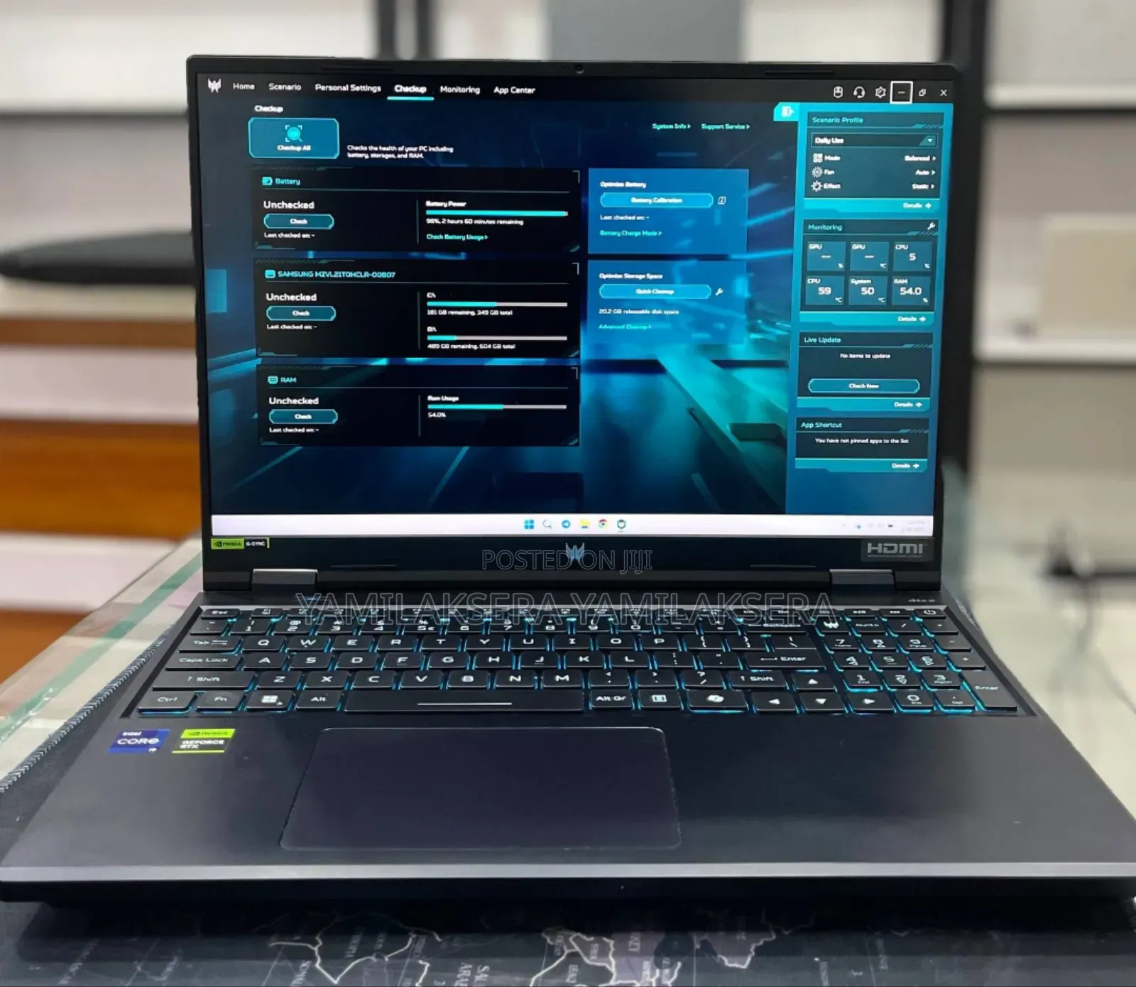 New Laptop Acer Predator Helios Neo 16 16GB Intel Core i9 SSD 1T