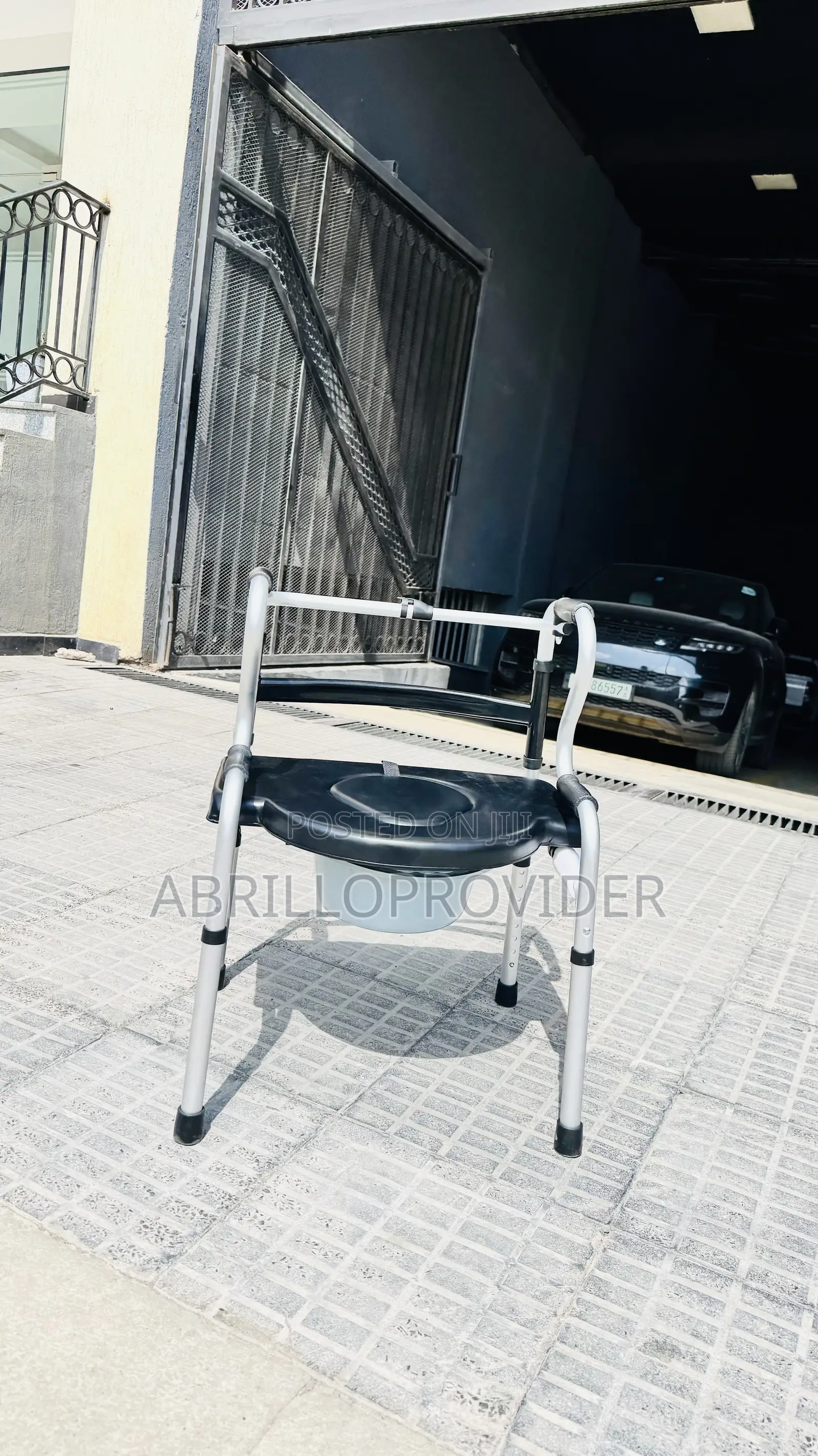 Commodes Folding Commode Chair, Portable Bathroom Chair for Pregnant W