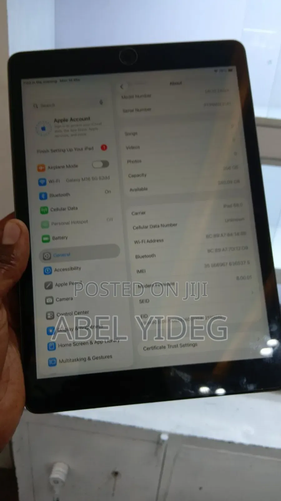 New Apple iPad 10.2 (2019) 256 GB Gray