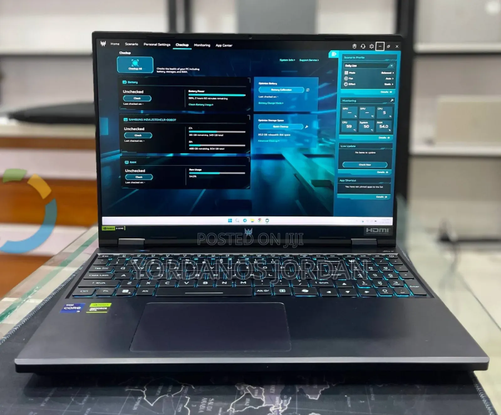 New Laptop Acer Predator Helios 16 16GB Intel Core i9 SSD 1T