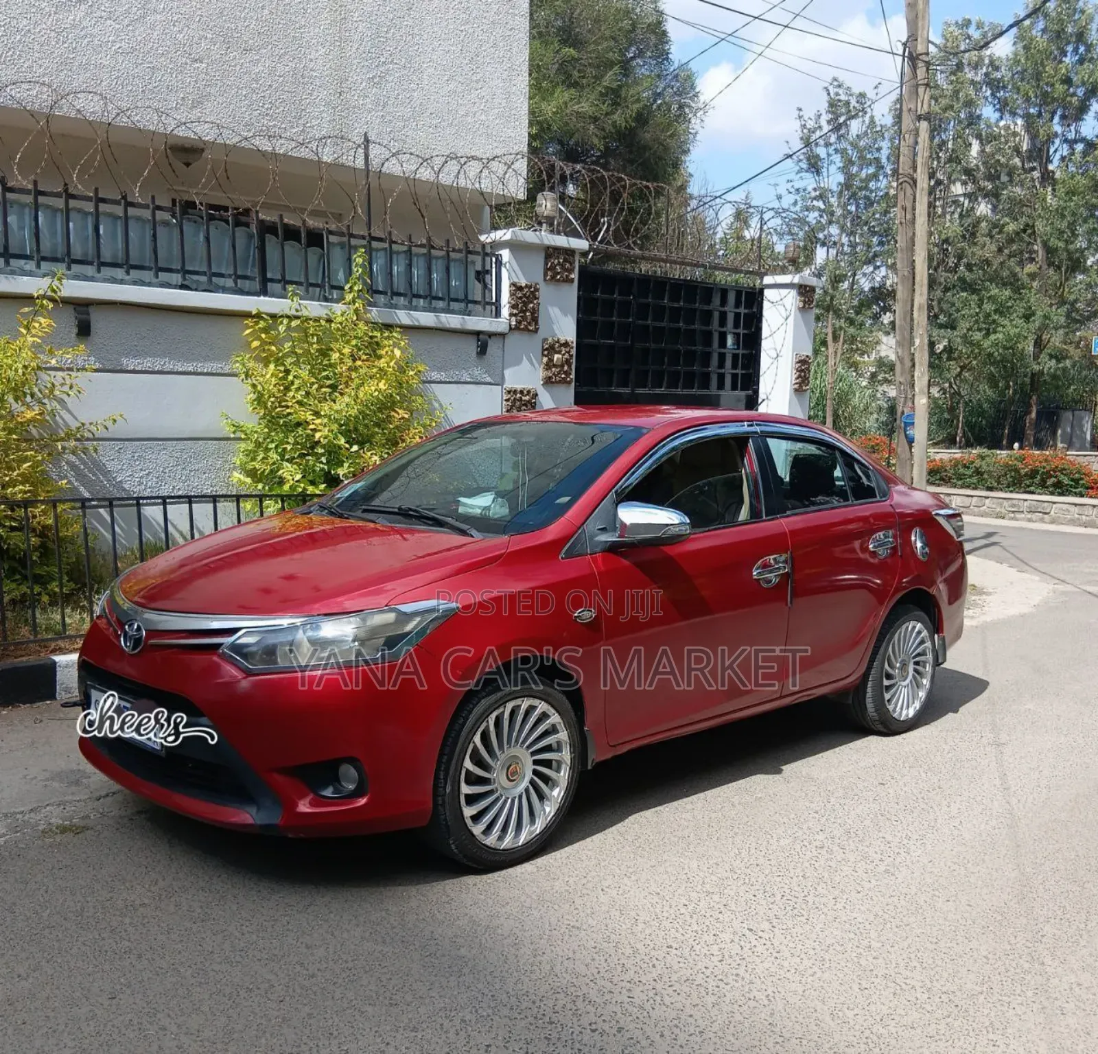 Toyota Yaris 2014 Red