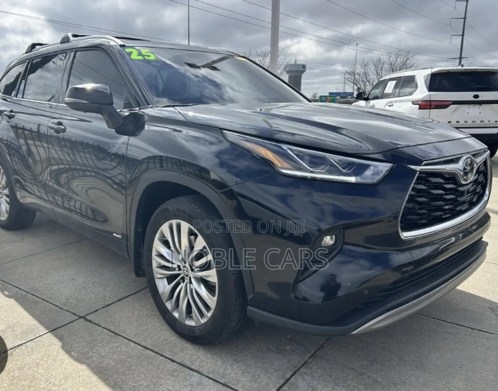New Toyota Highlander Hybrid Limited 25th Edition AWD 2025 Matt Black