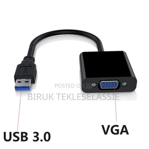 Usb to Vga External Graphic Card Video Converter Cable Forlaptoppc