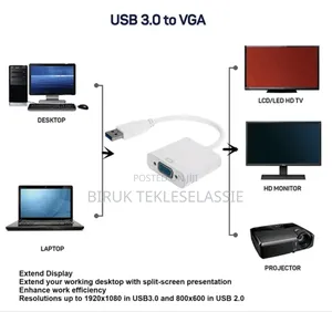 Usb 3.0 to Vga Converter Adapter