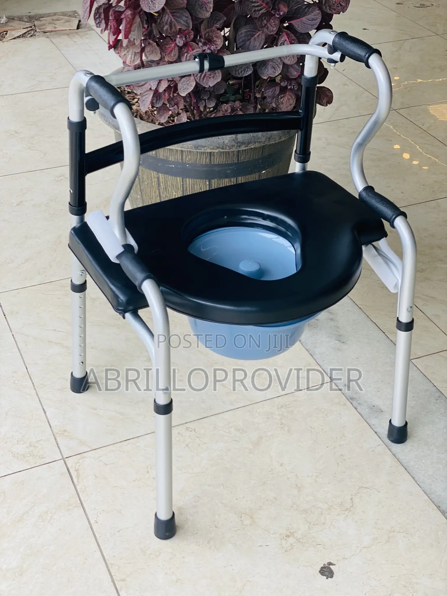 Toilet Elderly Folding Walker Adult Walker Aluminum Rollator With Seat