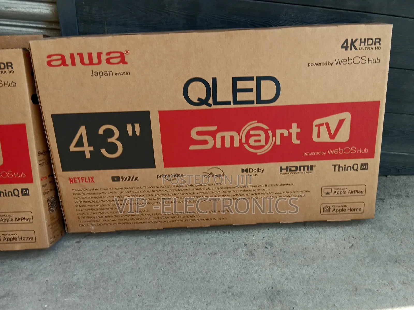 Aiwa Tv 43 Inch Smart HDR Hd Qled Frameless RealOriginal Aiwa Tv