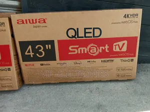 Aiwa Tv 43 Inch Smart HDR Hd Qled Frameless RealOriginal Aiwa Tv