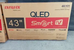 Aiwa Tv 43 Inch Smart HDR Hd Qled Frameless RealOriginal Aiwa Tv
