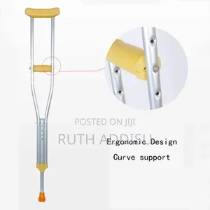 Underarm Youth Crutch,Height Adjustable Underarm Crutches for People