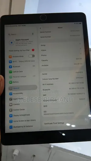 New Apple iPad 10.2 (2020) 256 GB Gray