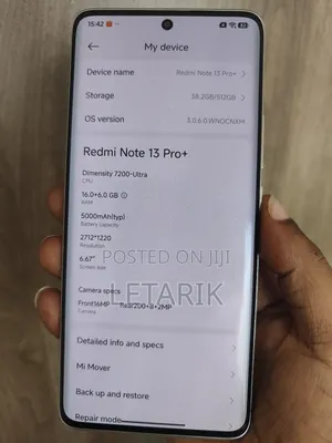 New Xiaomi Redmi Note 13 Pro+ 512 GB White