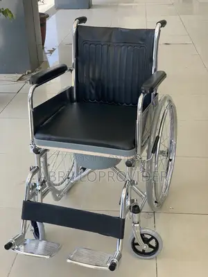 Wheelchair, Folding Bath Toilet Commode Bariatric With 24