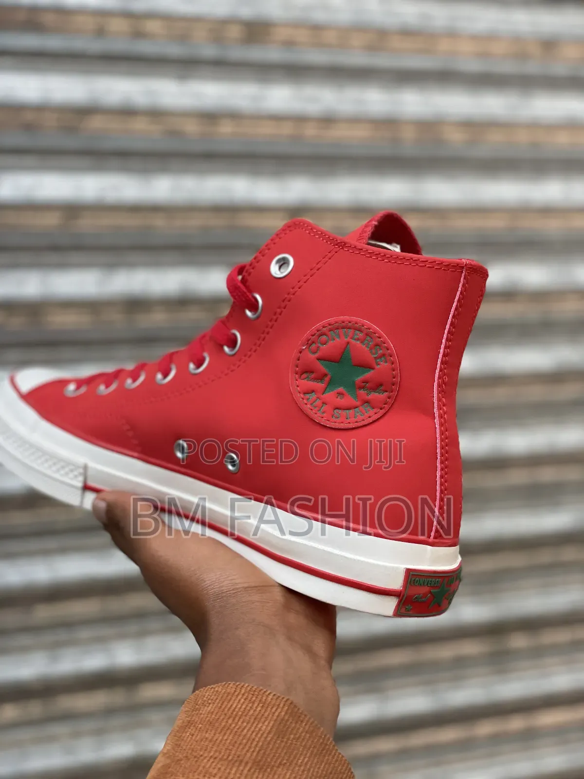 Bold Red Converse Chunk Taylor "Stand Out in Style"
