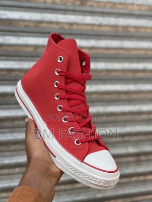 Bold Red Converse Chunk Taylor "Stand Out in Style"