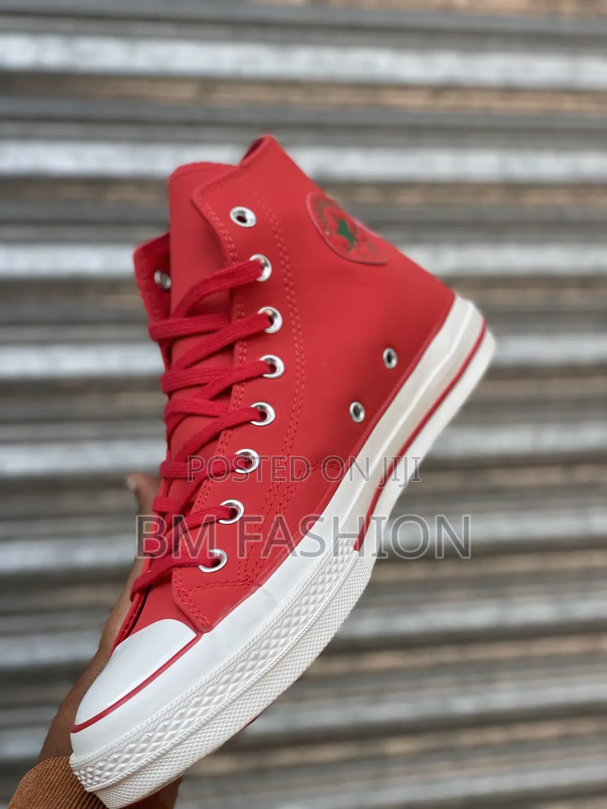 Bold Red Converse Chunk Taylor "Stand Out in Style"
