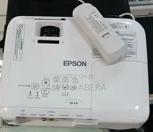 Epson Projector With Remote Model Name: Eb-X31